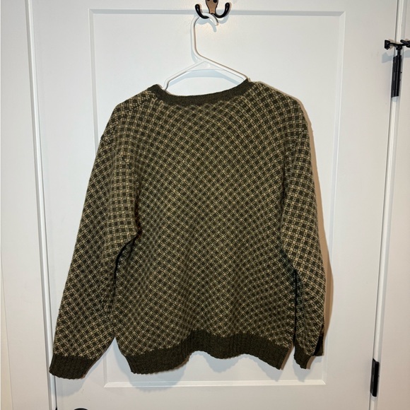 Vintage J Crew Birdseye 100% Wool Sweater. Casual, Preppy, Pullover Crewneck. M - Picture 5 of 10